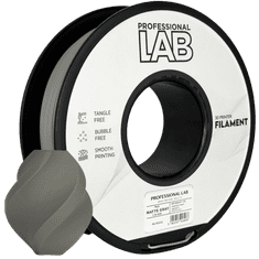 Professional Lab 5x PLA Mat Siva Filament 1.75 mm - Professional Lab Biološko Razgradljiv PLA (1kg Kolut)