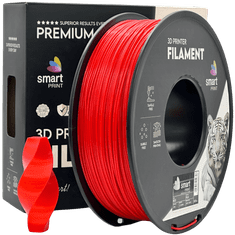 Smart Print 5x PLA Rdeča Filament 1.75 mm - Smart Print Biološko Razgradljiv PLA (1kg Kolut)