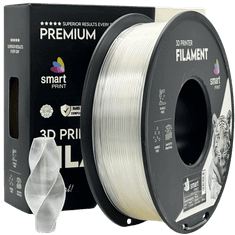 Smart Print 5x PLA+ Prosojna Filament 1.75mm - Smart Print za 3D Tisk (1kg Kolut)