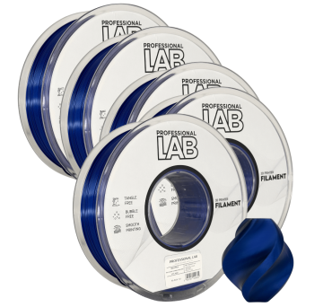 Professional Lab 5x Silk PLA Trojna Barva Šepet Neviht filament 1.75mm - Professional Lab Sijajni Filament za 3D Tisk (1kg Kolut)