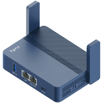 Cudy AX3000 2.5G Wi-Fi 6 VPN, Wi-Fi potovalni usmerjevalnik