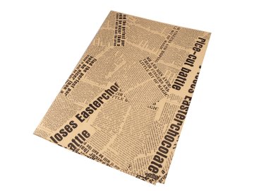 Ovijalni papir časopisni 50x70 cm - rjava naravna črna (10 kosov)