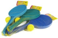 Rappa Mehka plastika za tenis, barvna, 53 cm + žogica