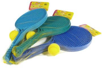 Rappa Mehka plastika za tenis, barvna, 53 cm + žogica