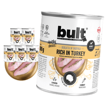 shumee BULT MOKRA PASJA HRANA, BOGATA S PURANIM MESOM, KOMPLET 6 x 800 g