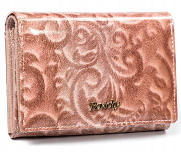 shumee MINI DENARNICA IZ ŽAKARDNEGA NARAVNEGA USNJA HQ ROVICKY