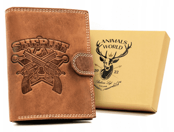 shumee Velika, navpična moška denarnica iz pravega usnja - Always Wild