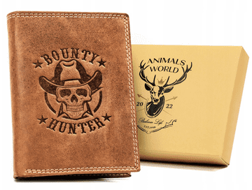 shumee Velika, navpična moška denarnica iz pravega usnja - Always Wild