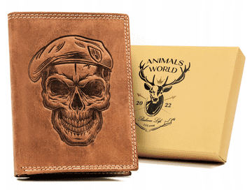 shumee Velika, navpična moška denarnica iz pravega usnja - Always Wild