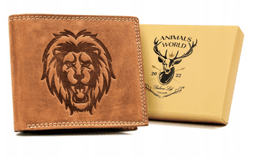 shumee Velika moška denarnica iz pravega usnja - Always Wild