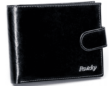 shumee Velika, prostorna moška denarnica iz naravnega usnja - Rovicky