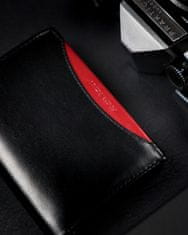 shumee Bogato opremljena moška denarnica iz naravnega zrnatega usnja RFID - Rovicky