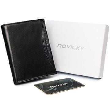 shumee Moška denarnica iz naravnega usnja z žepom za fotografije - Rovicky