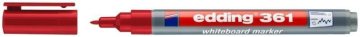 Edding Marker za bele table 361, rdeč