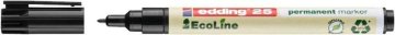 Edding Permanentni marker Ecoline 25, črn