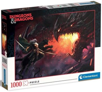 Clementoni Sestavljanka Dungeons & Dragons: Boj zmaja 1000 kosov
