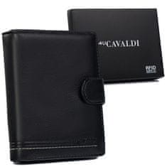 4U Cavaldi Klasična moška denarnica z elegantnimi šivi - Cavaldi