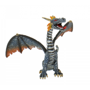 Bullyland Srebrna figurica za torto zmaja 11x9cm