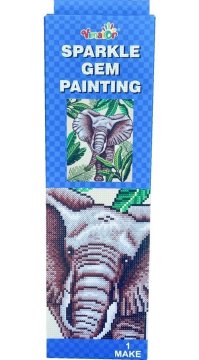 Diamantna slika - Slon