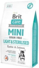 Brit Care Mini Grain Free Light &amp; Sterilised 2kg