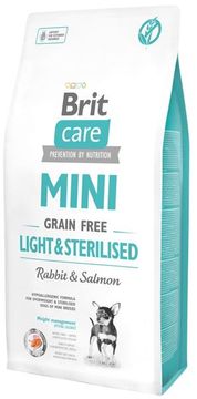 Brit Care Mini Grain Free Light &amp; Sterilised 7kg