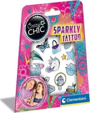Clementoni Crazy Chic - Glitter Tattoo