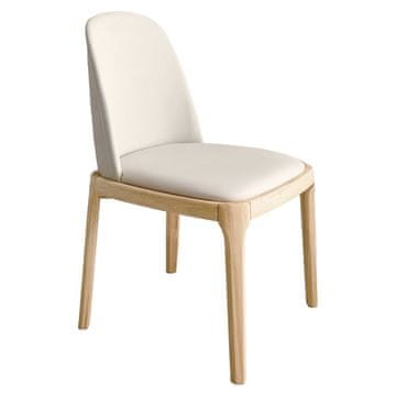 KONDELA Jedilniški stolček Zentra - naravna / bež