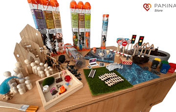 Pamina Store Sand Play Figures Set BASIC (Set figur za igro s peskovnikom)