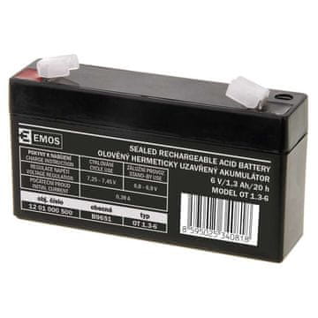 Emos Neobvezujoča svinčeno-kislinska baterija 6V 1,3Ah