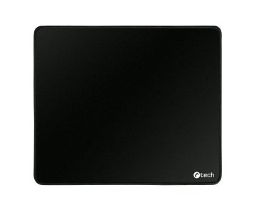 C-Tech podloga za miško MP-01, črna, 320x270x4mm, šivani robovi
