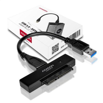 ADSA-1S6, adapter USB 3.2 Gen 1 - SATA 6G SSD/HDD, vključno z 2,5" ohišjem