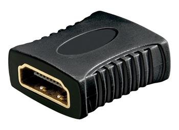PremiumCord Adapter HDMI A - HDMI A, ženski/ženski, pozlačen