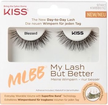KISS Umetne trepalnice za naravni volumen My Lash But Better 01