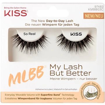 KISS Umetne trepalnice za naravni volumen My Lash But Better 03