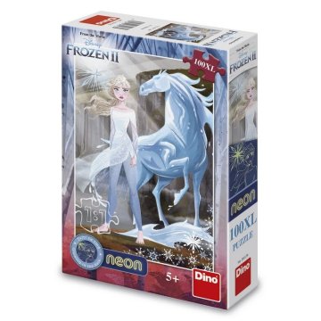Dino FROZEN II 100XL neonska sestavljanka NOVO