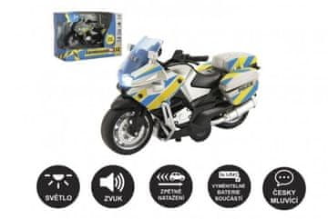 Teddies Policijsko motorno kolo za vzvratno navijanje