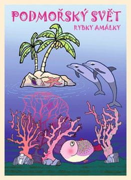 STUDIO Trnka Podvodni svet ribice Amalke - pobarvanke