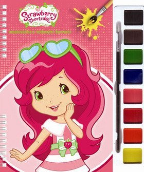 Jagoda - barvanje z vodnimi barvami in čopičem