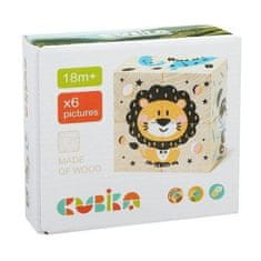 CUBIKA 15429 Srečne živali - 4 zložljive slikovne kocke