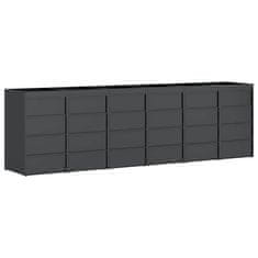 Vidaxl Shranjevanje kolesnega zaboja za 3 zaboje 340 x 77.5 x 115.5 cm