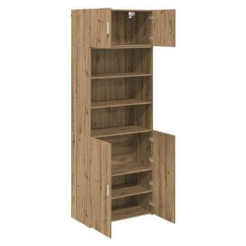 Vidaxl Omarica za shranjevanje Umetni hrast 80 x 42,5 x 225 cm