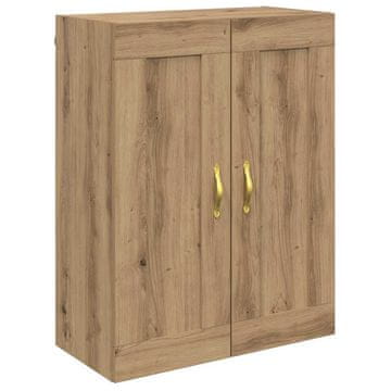 Vidaxl Stenska omara Umetni hrast 69,5 x 34 x 90 cm Konstruiran les