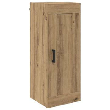 Vidaxl Stenska omara Umetni hrast 34,5 x 34 x 90 cm Konstruiran les