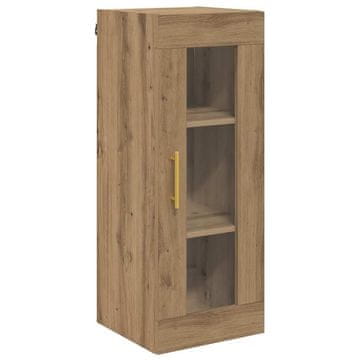Vidaxl Stenska omara Umetni hrast 34,5 x 34 x 90 cm