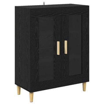 Vidaxl Strani šal Črna Orehovina 69,5 x 34 x 90 cm Inženirski les