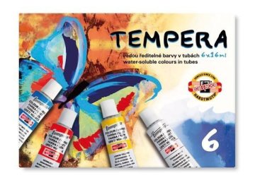 Koh-i-Noor komplet tempera/tempera barv 6 x16 ml - Metulj