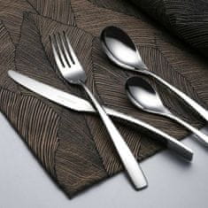 Arthur Martin Jedilni Pribor Arthur Martin AM3630 Siva Nerjaveče jeklo 24 Kosi