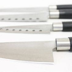Cecotec Set nožev Cecotec Santoku Črna Nerjaveče jeklo Ogljikova Vlakna (4 pcs)