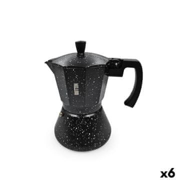 Quttin Italijanski Kuhalnik za Kavo Quttin Aluminij 0,45 L (6 kosov)