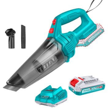 Total One-Stop Tools Akumulatorski sesalnik 0,5L / P20S (SET Baterija 1x2Ah, Polnilec) (TVLI20126)